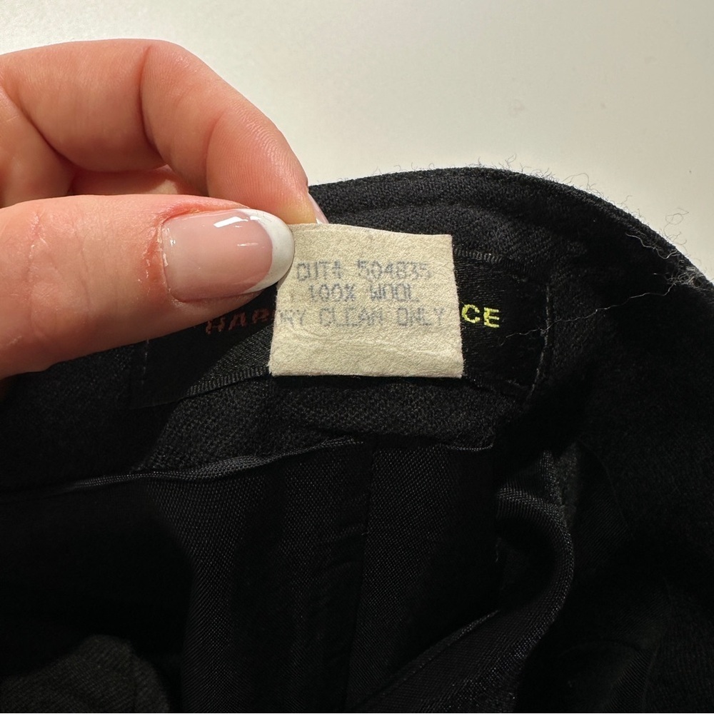Harris Wallace workwear wool pencil skirt tailored vented classic fit size 8 - Picture 11 of 12